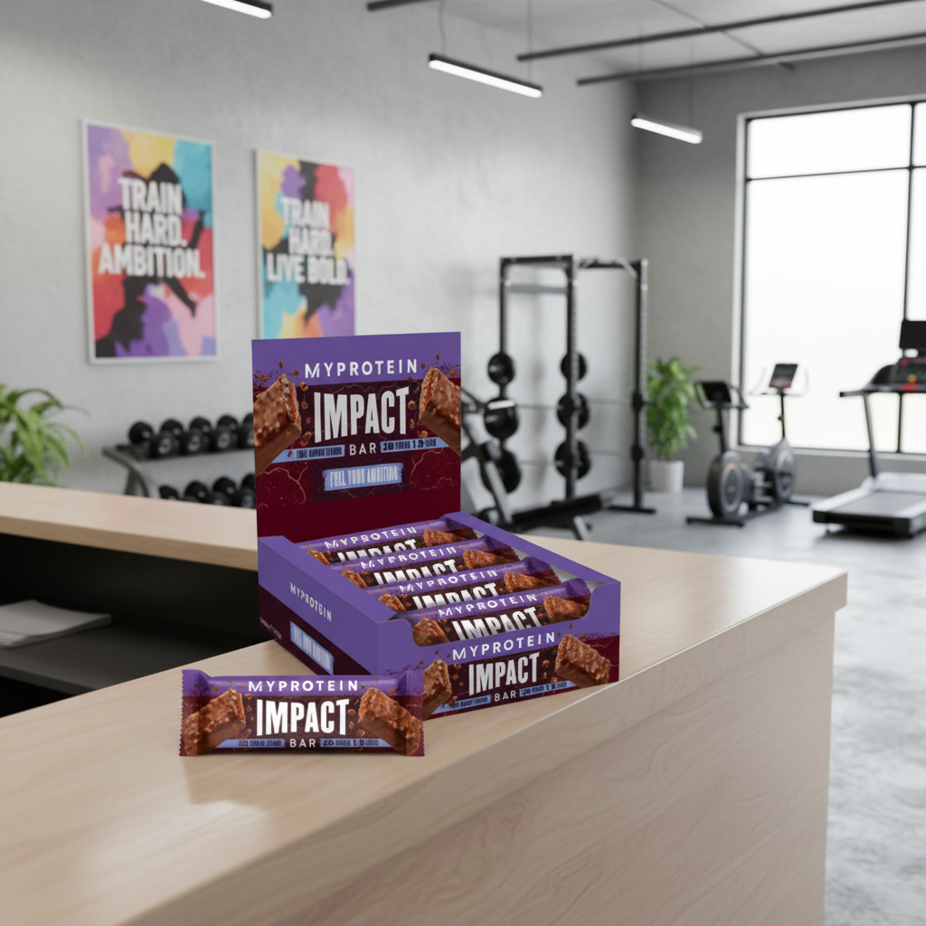 My Protein Impact Bar protein snack box chocolate flavour high protein low sugar