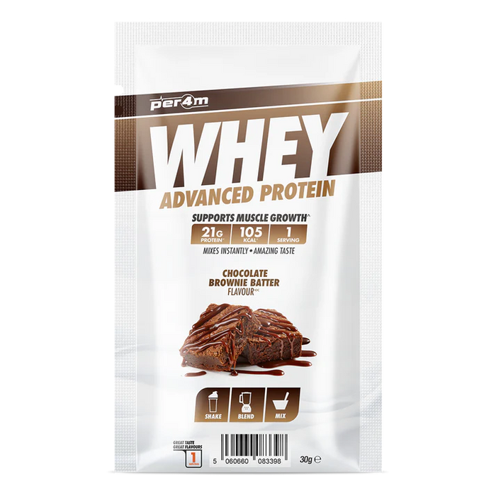 Per4m Advanced Whey Protein Sachet 30g Chocolate Brownie Batter