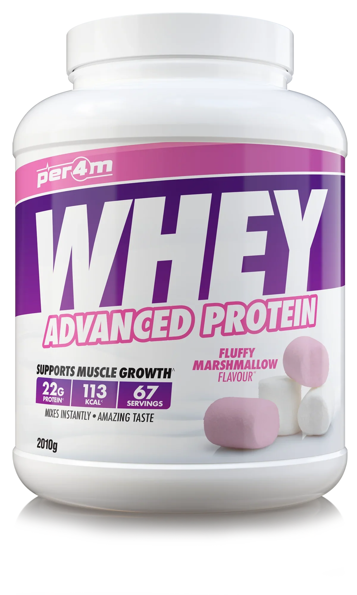 Per4m Advanced Whey Protein 2.01kg Fluffy Marshmallow
