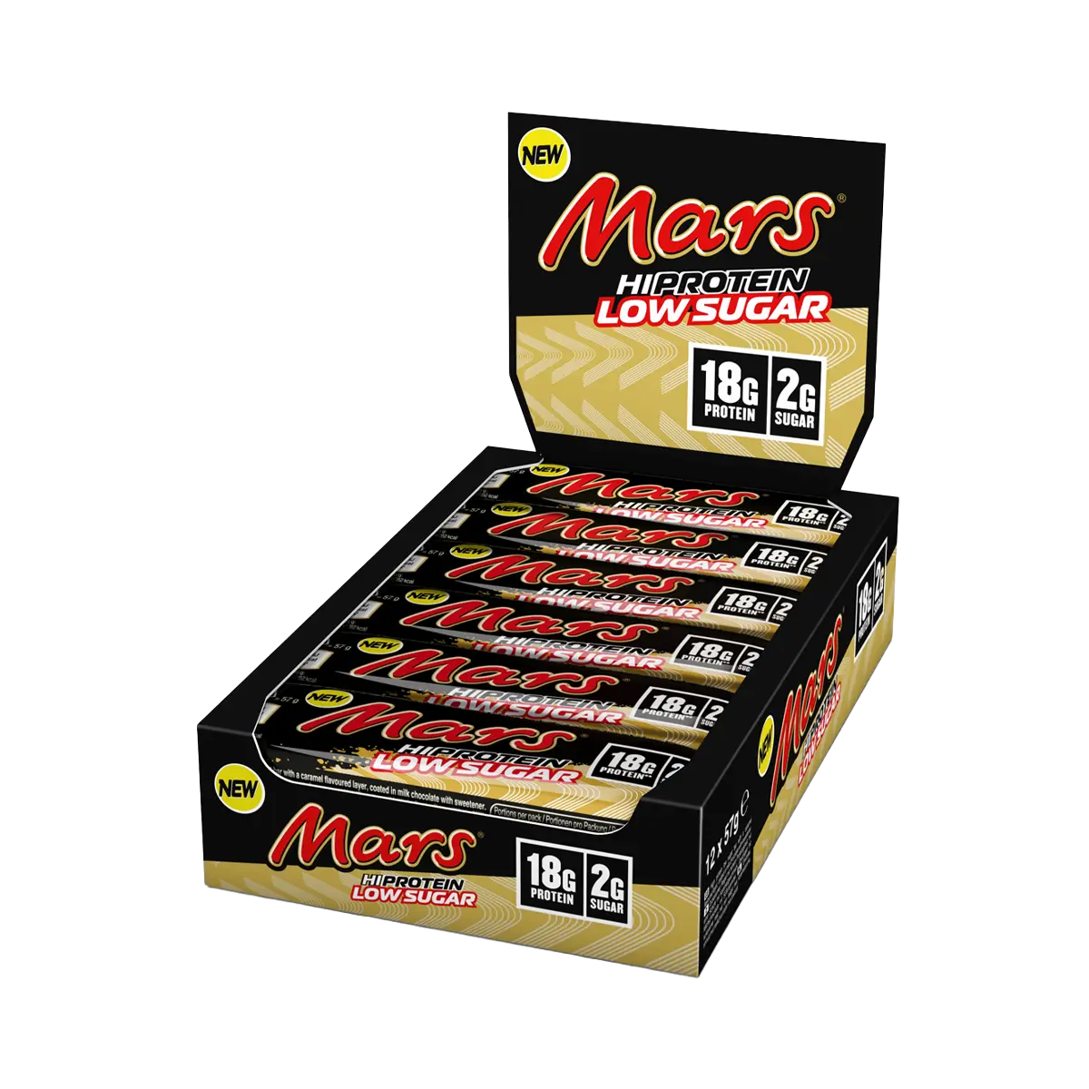 Mars Hi Protein Low Sugar White Chocolate Protein Bars 12 x 57g
