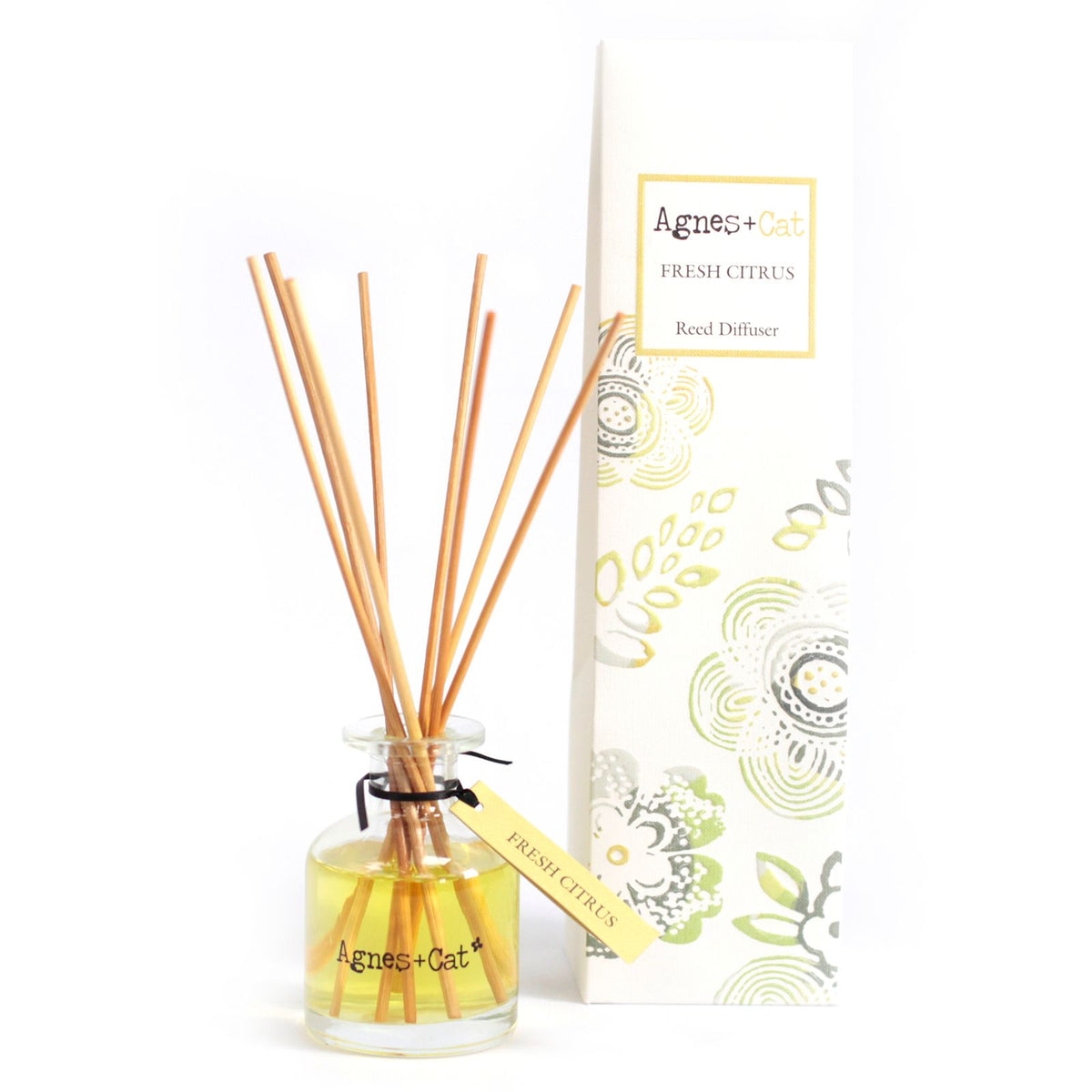 Agnes + Cat Reed Diffuser 140ml – Fresh Citrus