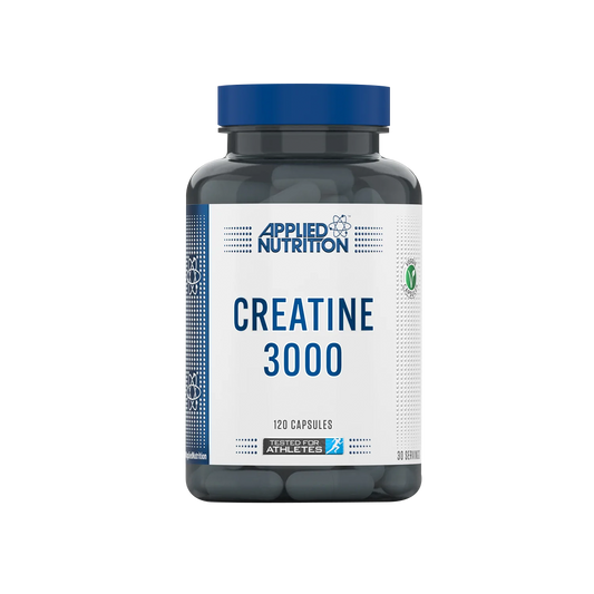 Applied Nutrition Creatine 3000 120 Capsules supplement bottle