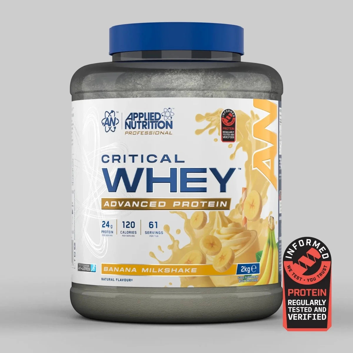 Applied Nutrition Critical Whey 2kg Banana Milkshake product image