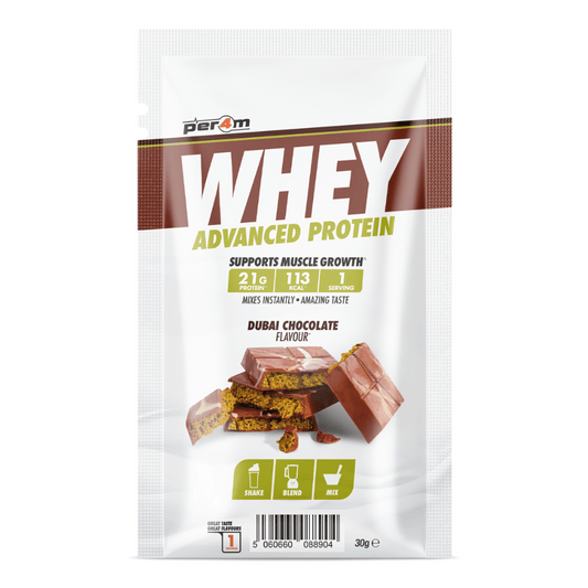 Per4m Advanced Whey Protein Sachet 30g Dubai Chocolate