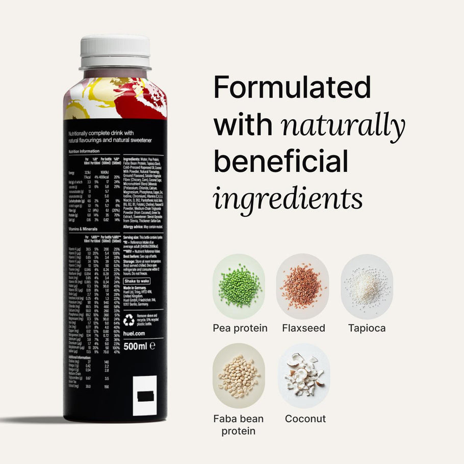 Huel Ready To Drink Black Edition Strawberry and Banana 8x500ml