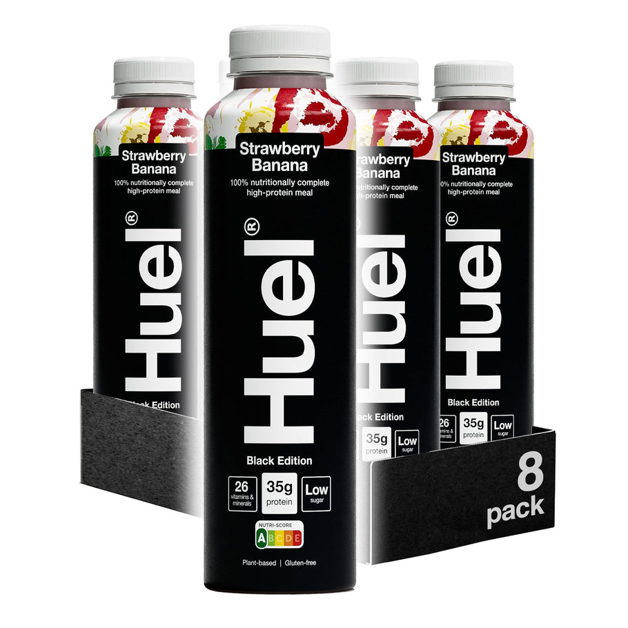 Huel Ready To Drink Black Edition Strawberry and Banana 8x500ml