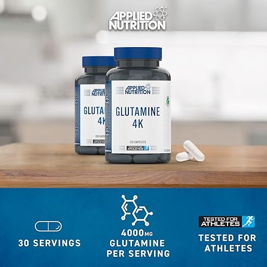 Applied Nutrition Glutamine 4K – 120 Veg Capsules