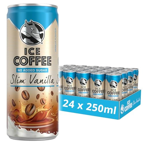 HELL Ice Coffee – Vanilla 24x250ml Slim Vanilla