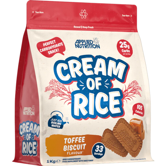 Applied Nutrition Cream Of Rice – Toffee Biscuit (1kg)
