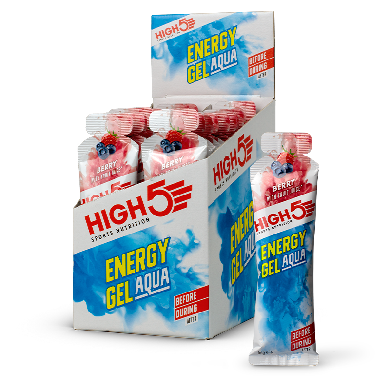 HIGH5 Energy Gel Aqua Caffeine 20x66g – Berry