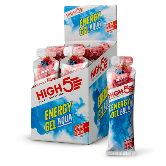 HIGH5 Energy Gel Aqua Caffeine 20x66g – Berry