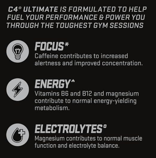 Cellucor C4 Ultimate Pre-Workout 520g – Cosmic Rainbow (20 Servings)