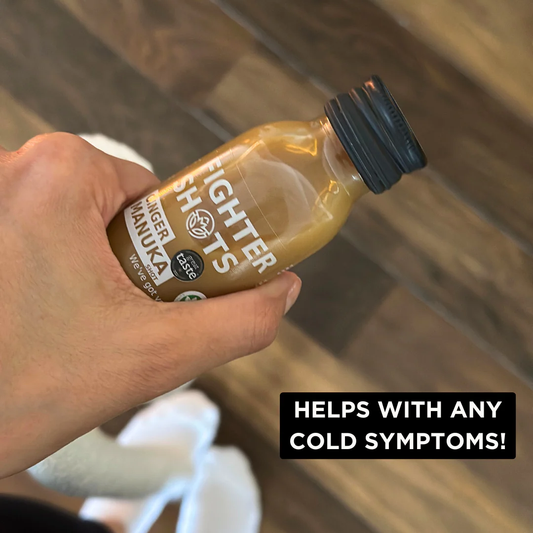 Fighter Shots – Ginger & Manuka Honey (12x60ml)