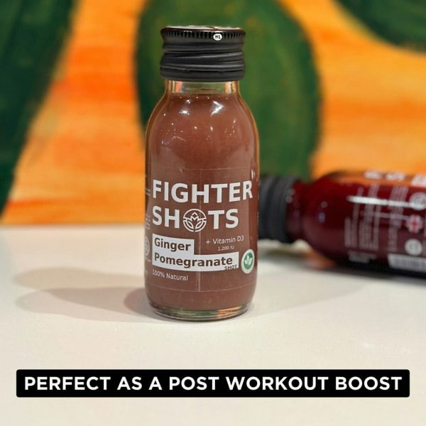 Fighter Shots – Ginger & Pomegranate (12 x 60ml)