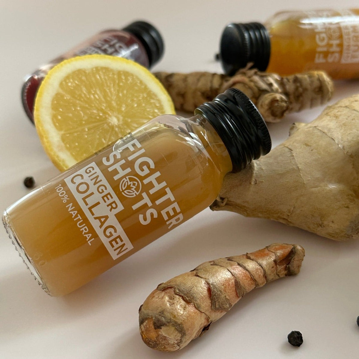 Fighter Shots – Ginger & Collagen (12 x 60ml)