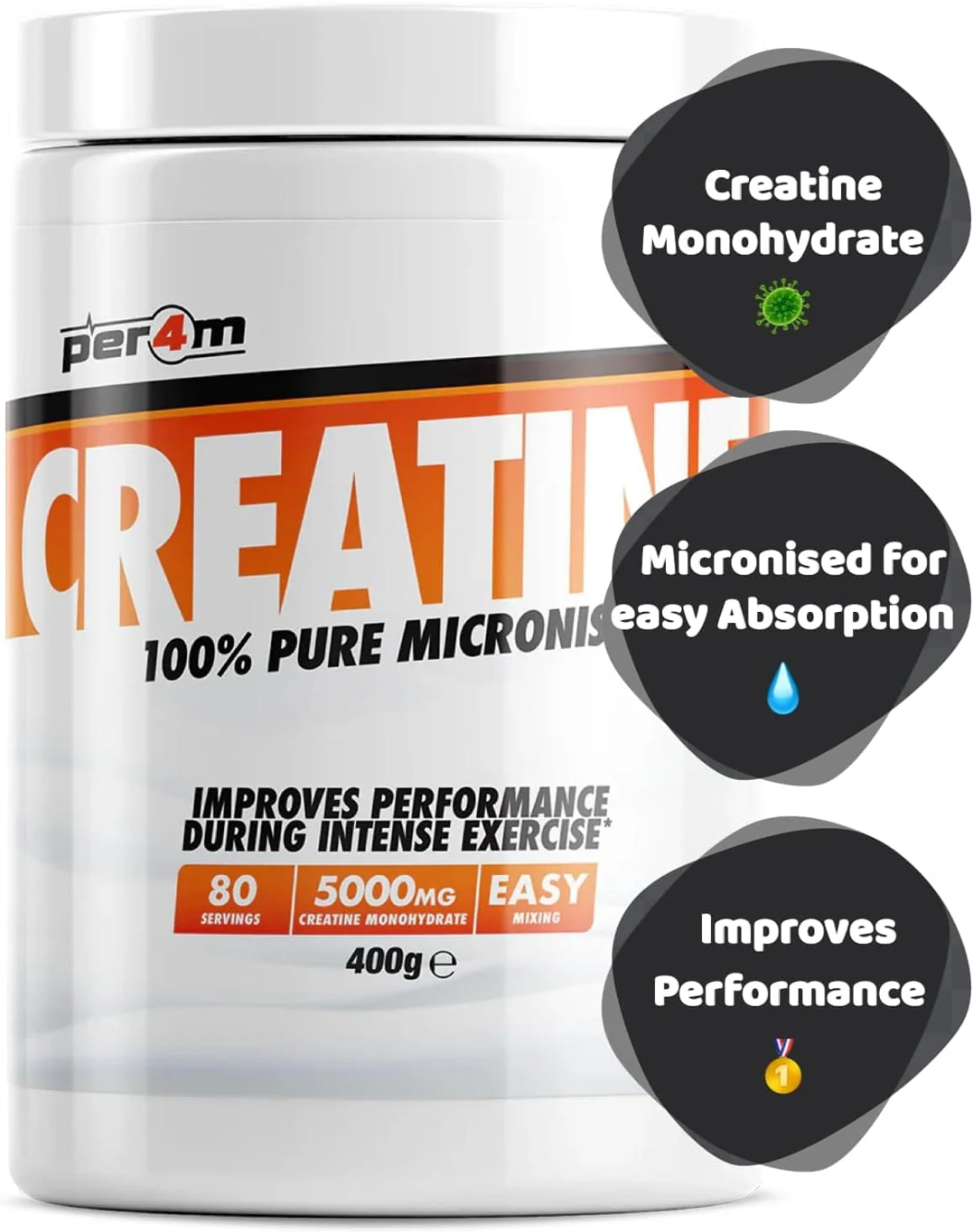 Per4m Creatine 400g-unflavoured