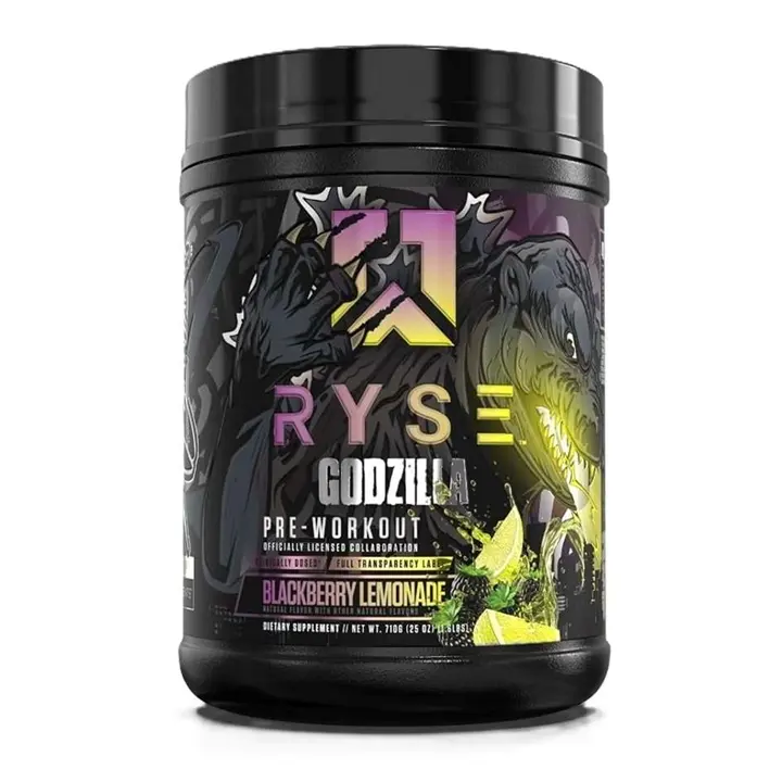 RYSE Godzilla Pre-Workout 792g -Godzilla Blackberry Lemonade