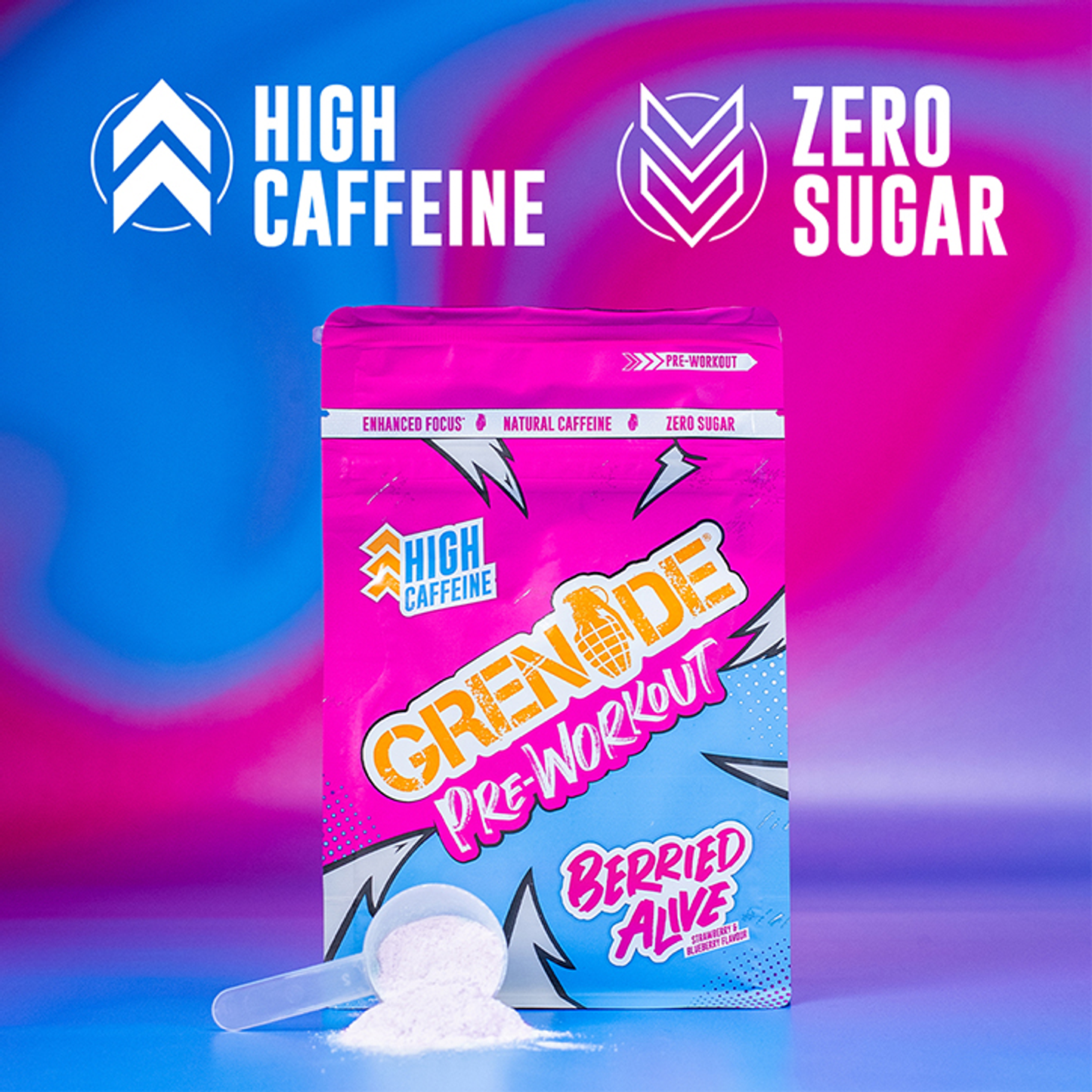Grenade Pre-Workout 330g- Berried Alive