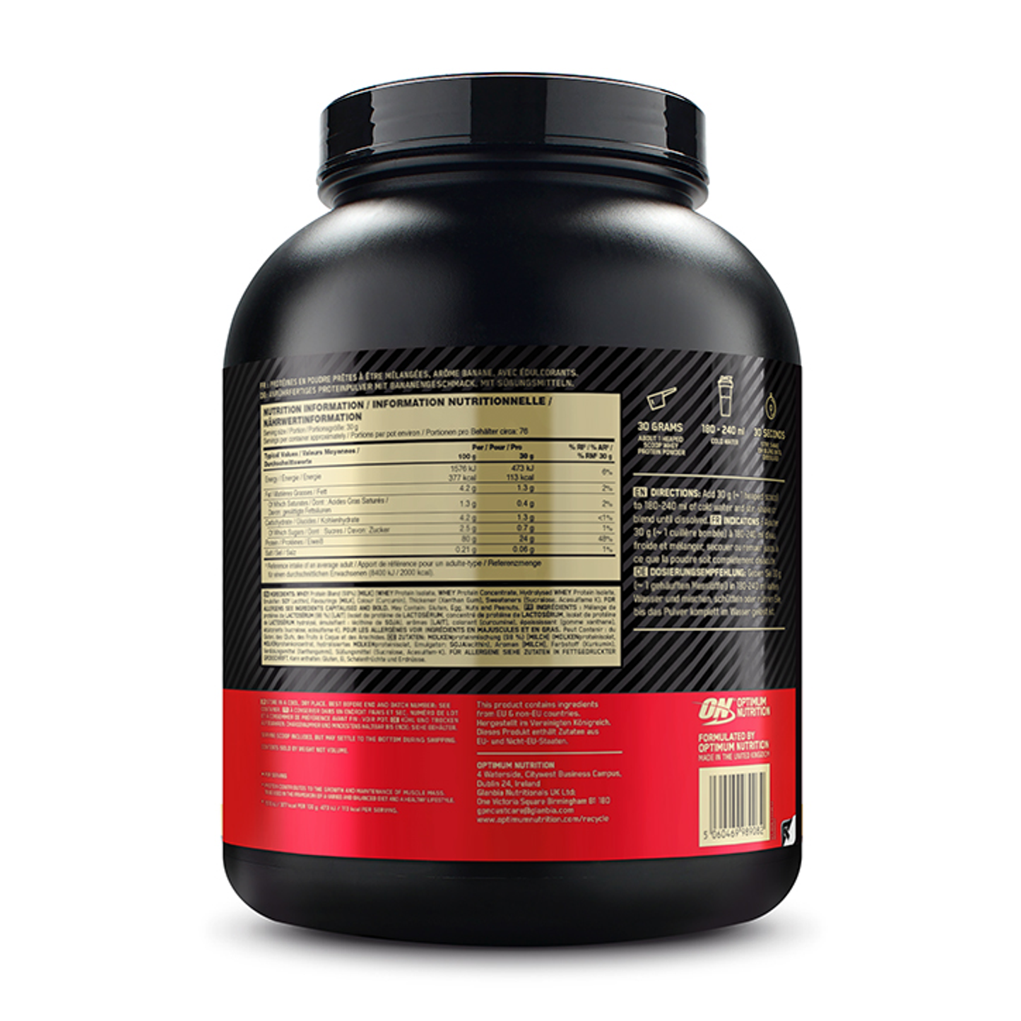 Optimum Nutrition Gold Standard 100% Whey 2.28kg Banana Cream