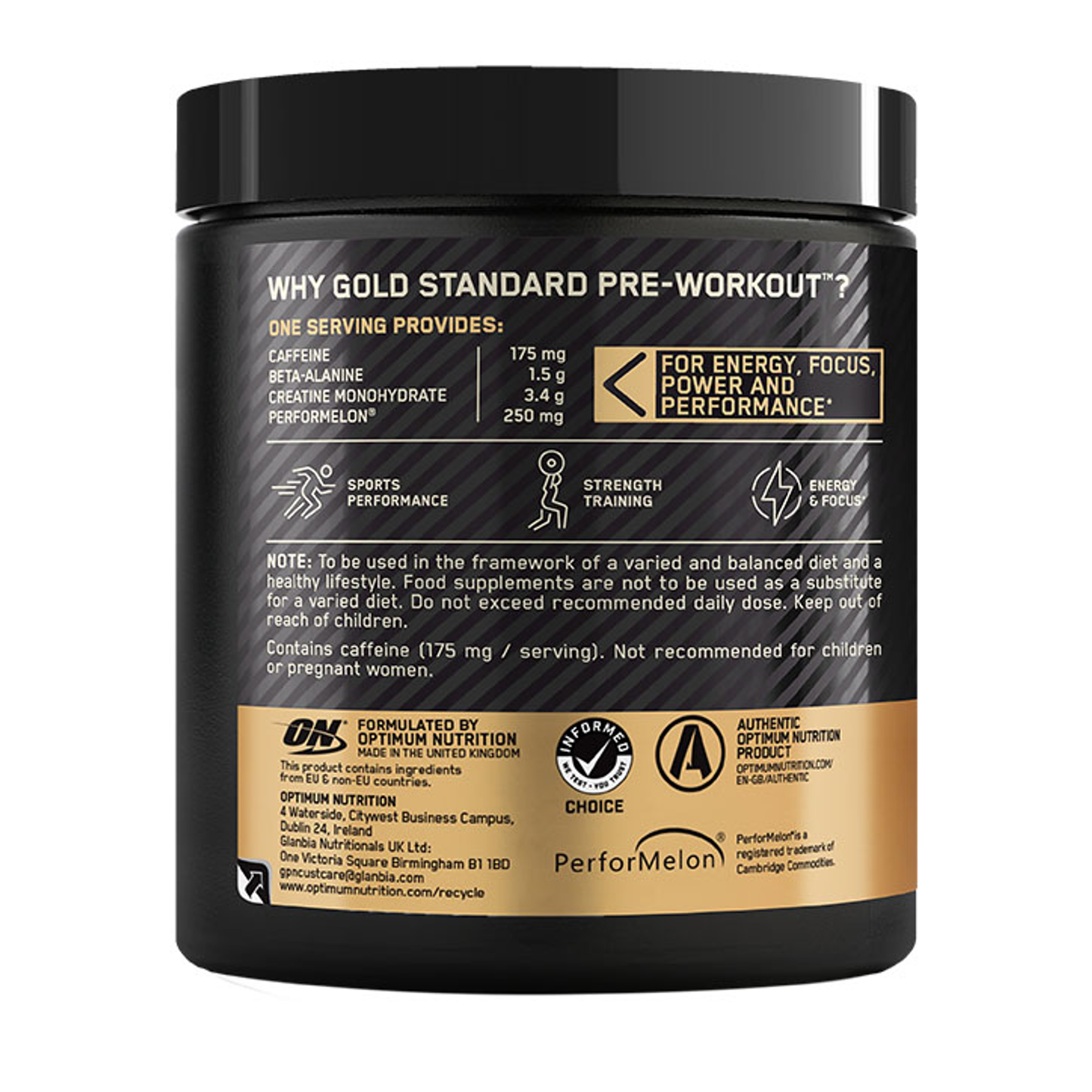 Optimum Nutrition Gold Standard Pre-Workout 330g Blue Raspberry