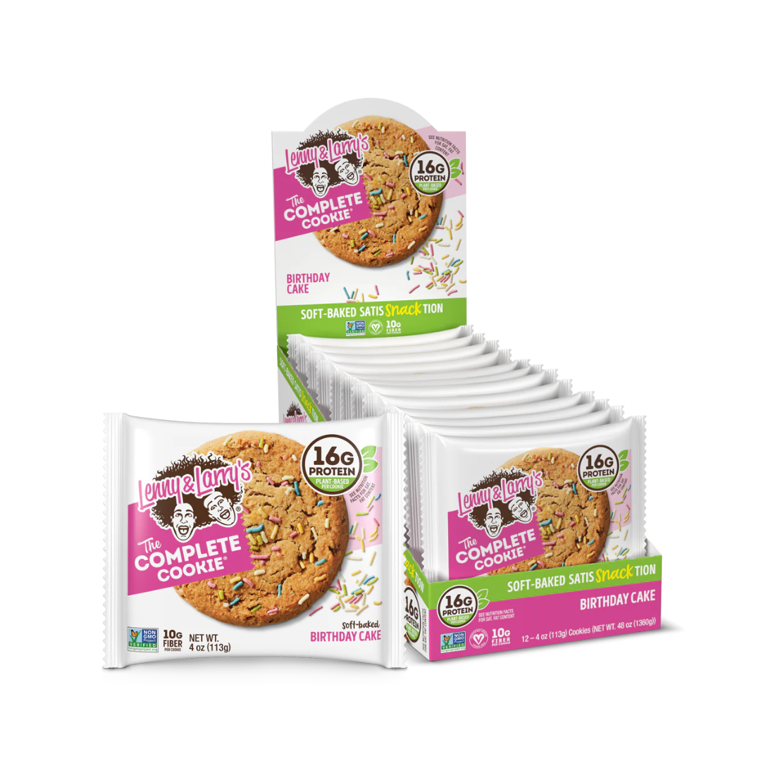 Lenny and Larrys Complete Cookie Birthday Cake 12x113g box
