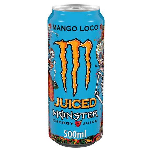 Monster Energy Juiced Mango Loco 500ml tropical energy drink can
