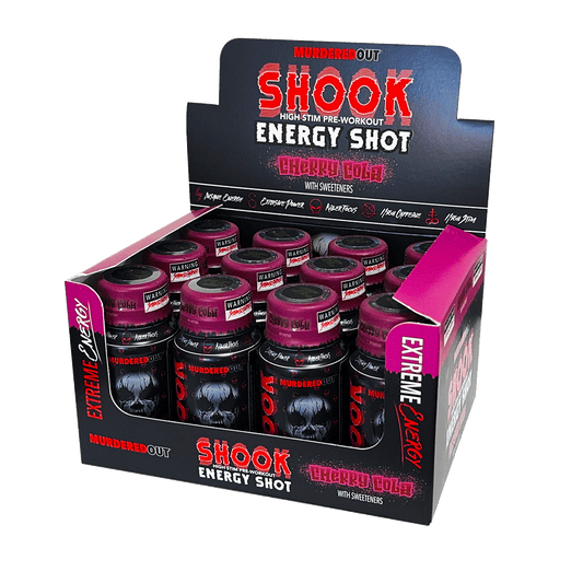 Murdered Out Shook Energy Shot Cherry Cola 12 x 60ml