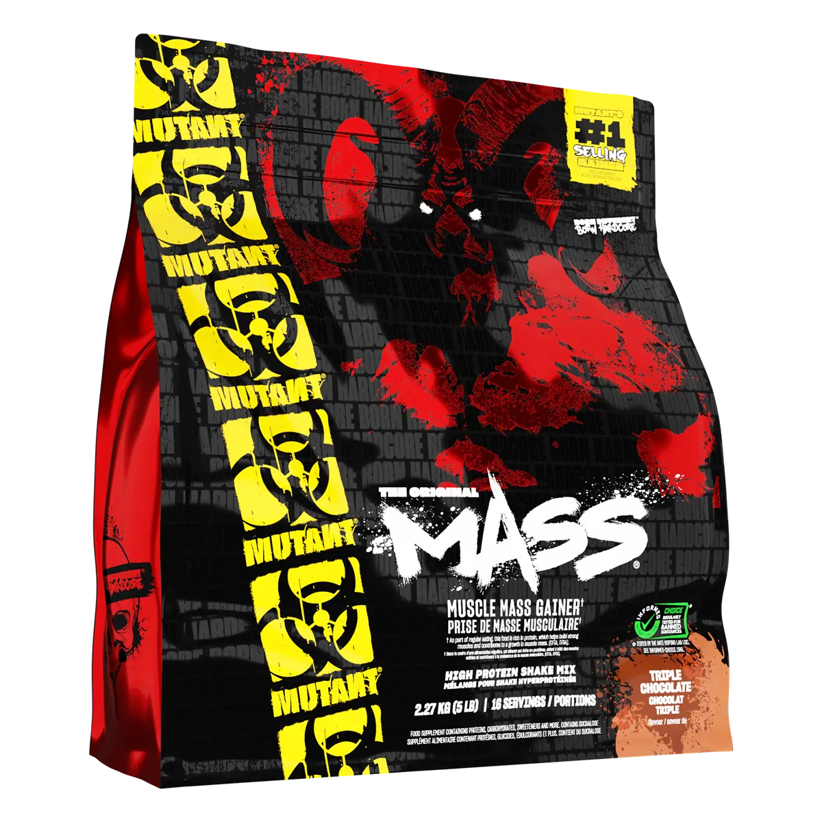 Mutant Mass 2.27kg Triple Chocolate Weight Gainer Protein Powder