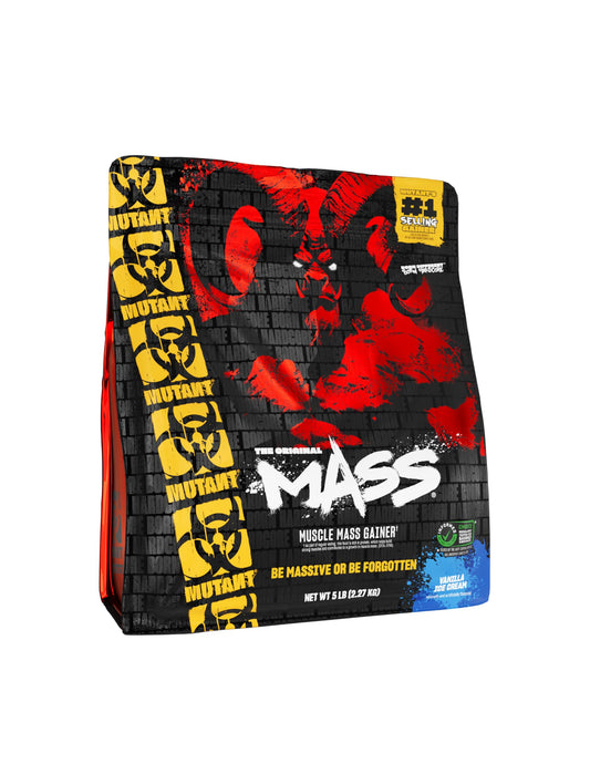 Mutant Mass Weight Gainer 2.27kg Vanilla Ice Cream Protein Powder