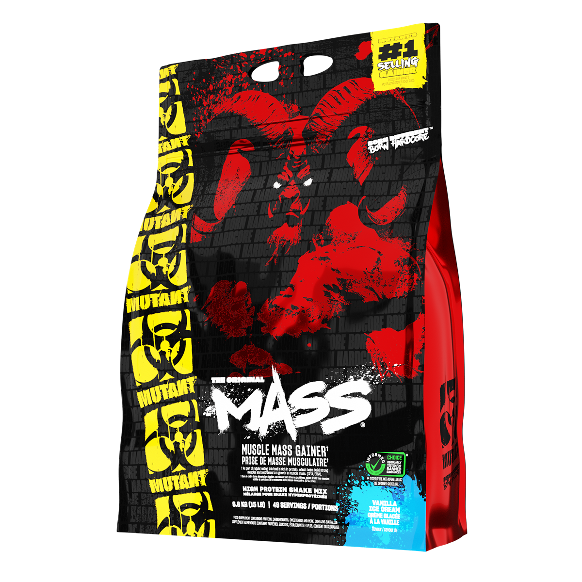 Mutant Mass 6.8kg Triple Chocolate Mass Gainer Protein Powder