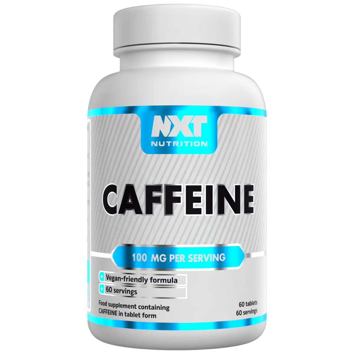NXT Nutrition Caffeine 60 Tablets 100mg Caffeine Supplement