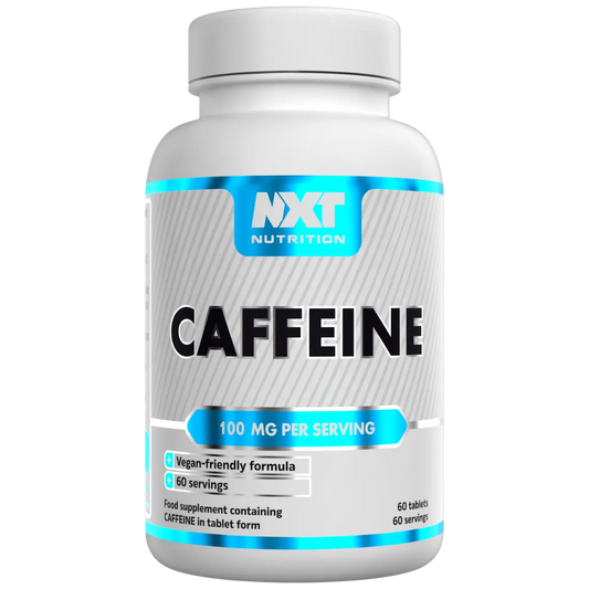 NXT Nutrition Caffeine 60 Tablets 100mg Caffeine Supplement