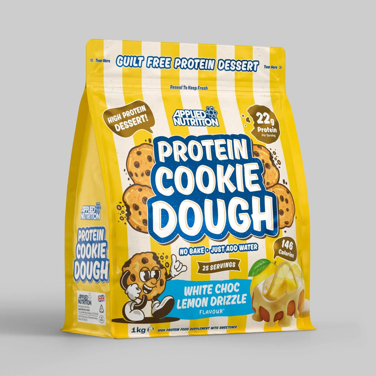 Applied Nutrition Protein Cookie Dough 1kg White Choc Lemon Drizzle product image