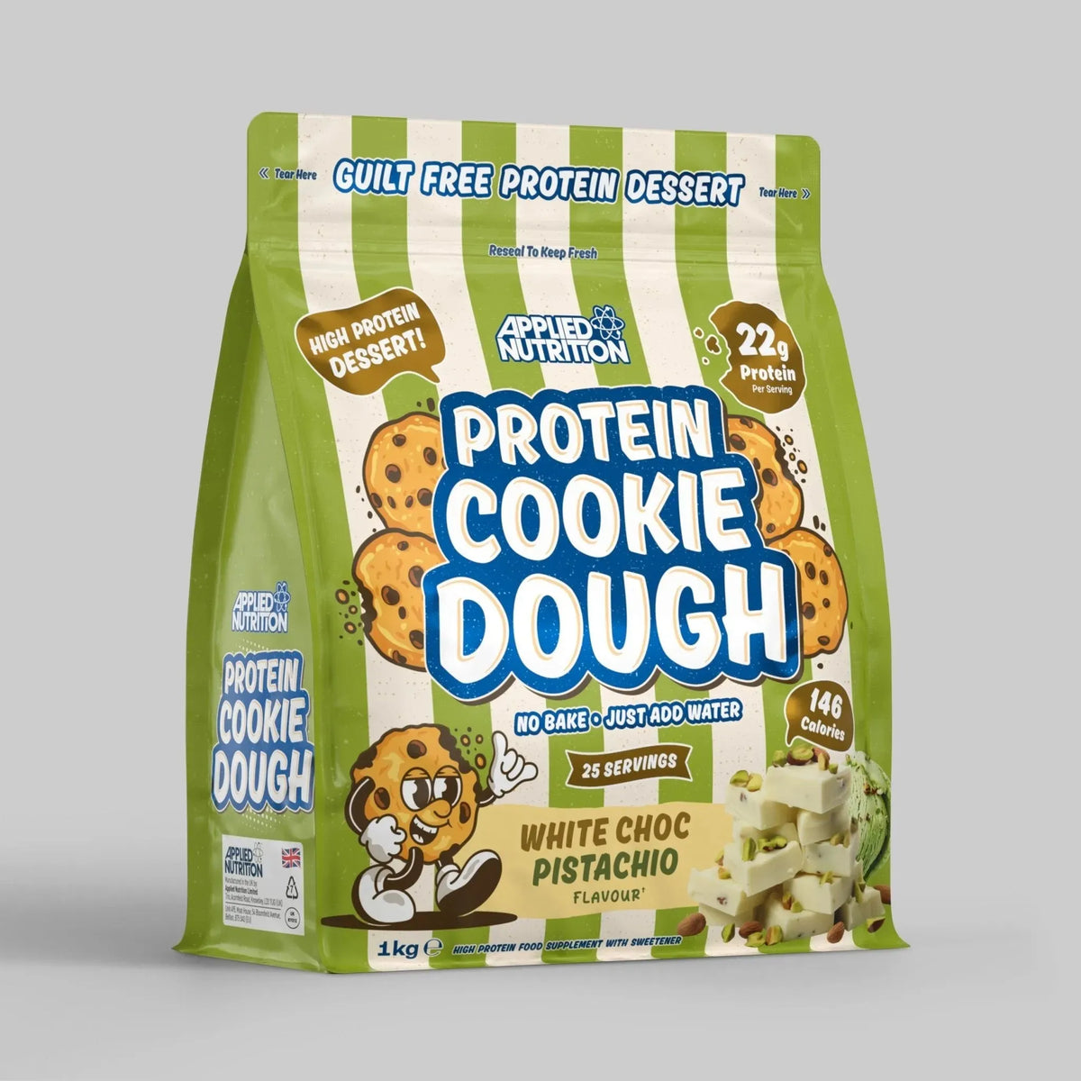 Applied Nutrition Protein Cookie Dough 1kg White Choc Pistachio product image