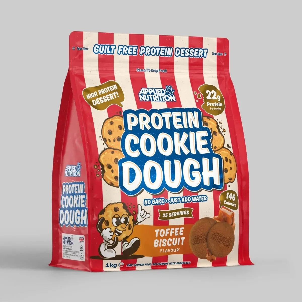 Applied Nutrition Protein Cookie Dough 1kg Toffee Biscuit product image