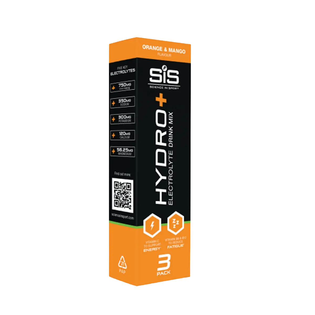 SIS Hydro Plus Electrolyte Powder Sticks Orange and Mango 3 x 4.3g