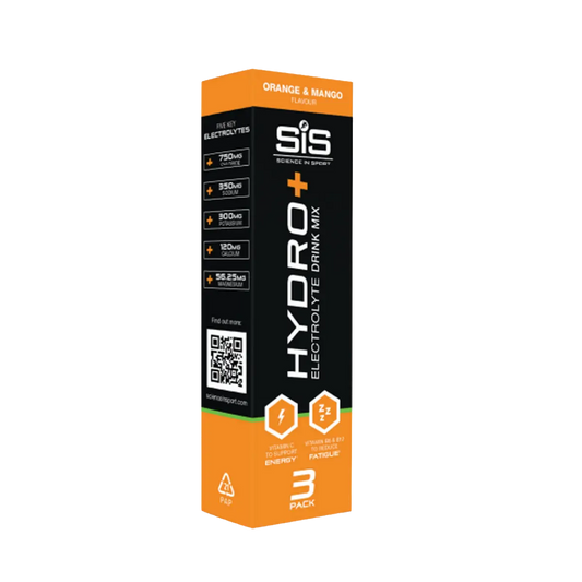 SIS Hydro Plus Electrolyte Powder Sticks Orange and Mango 3 x 4.3g