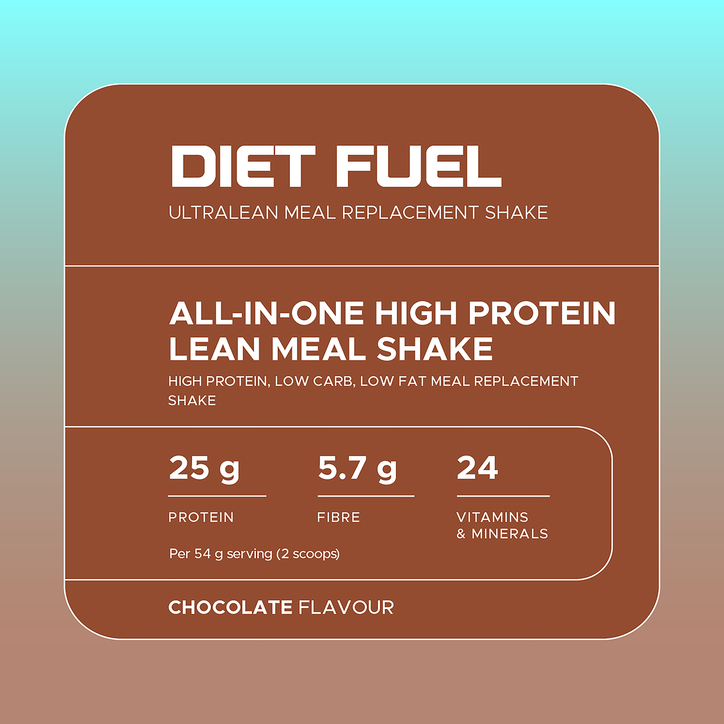 USN Diet Fuel Ultralean 1kg Chocolate high protein meal replacement shake