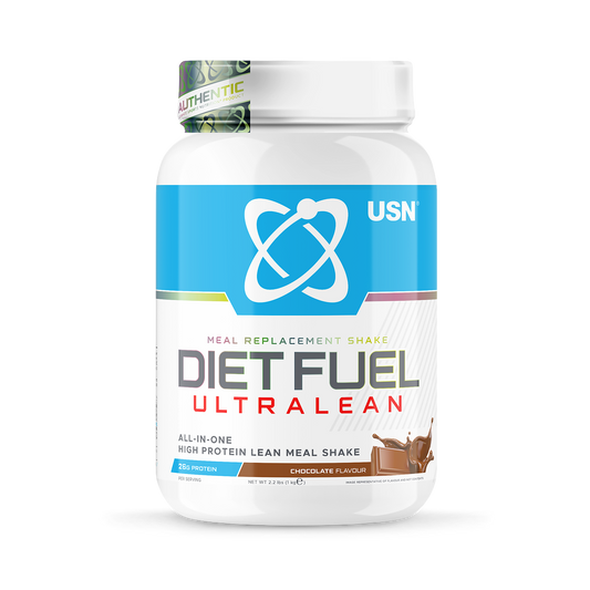 USN Diet Fuel Ultralean 1kg Chocolate high protein meal replacement shake