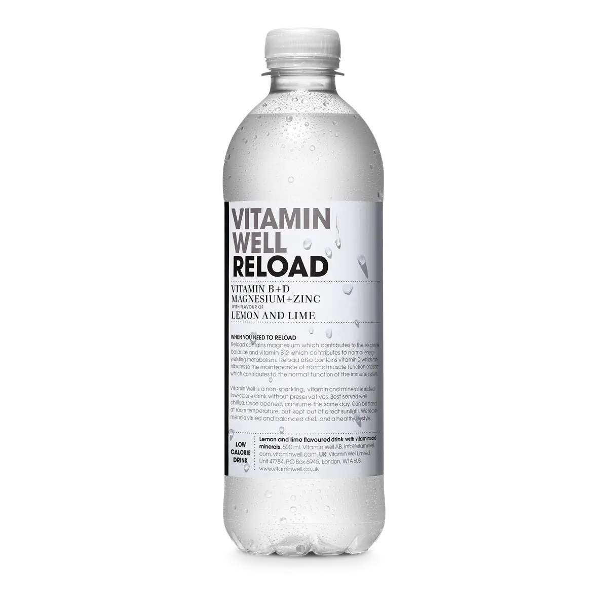 Vitamin Well Reload Lemon and Lime 12x500ml