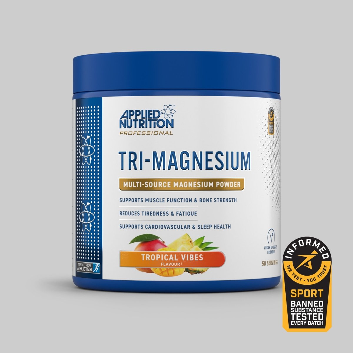 Applied Nutrition Tri-Magnesium Powder 200g Tropical Vibes product image