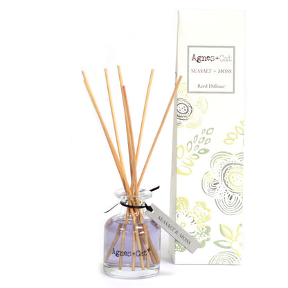 Agnes + Cat Reed Diffuser 140ml – Sea Salt & Moss