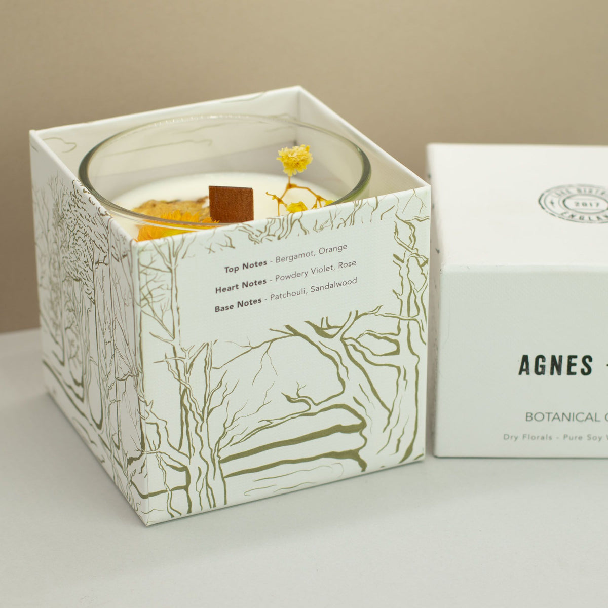 Agnes + Cat Botanical Soy Candle Rydal Oudh – view 2