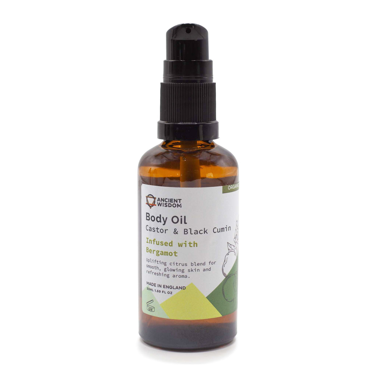 Organic Body Oil – Bergamot (50ml)