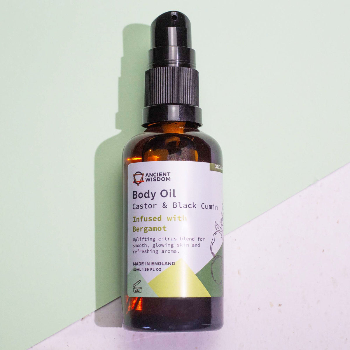 Organic Body Oil – Bergamot (50ml)