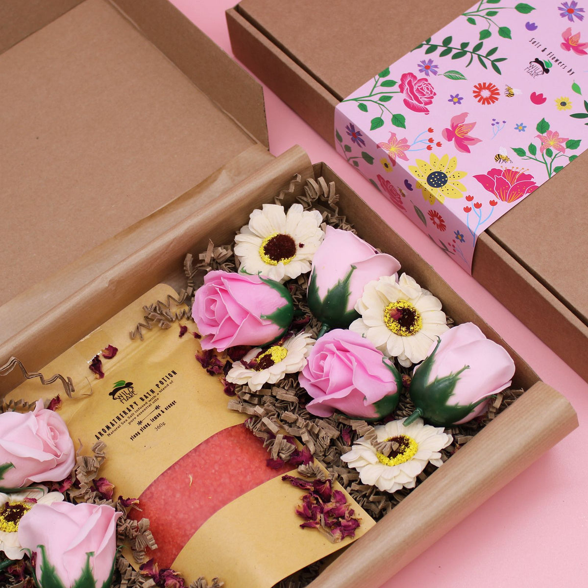 Wild Hare Salt & Flowers Gift Set – Passion