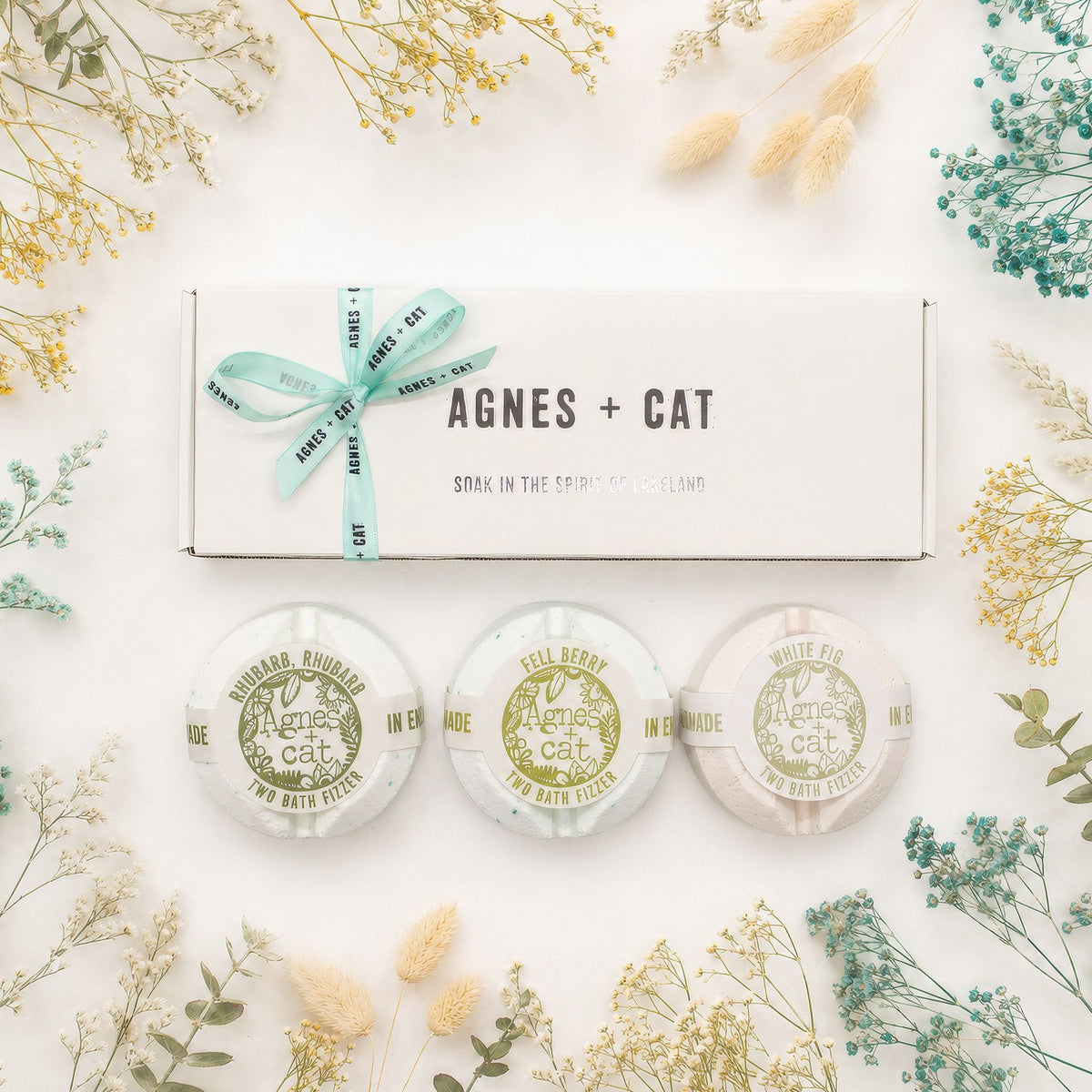 Agnes + Cat Bath Fizzer Gift Set – Berry & Fig