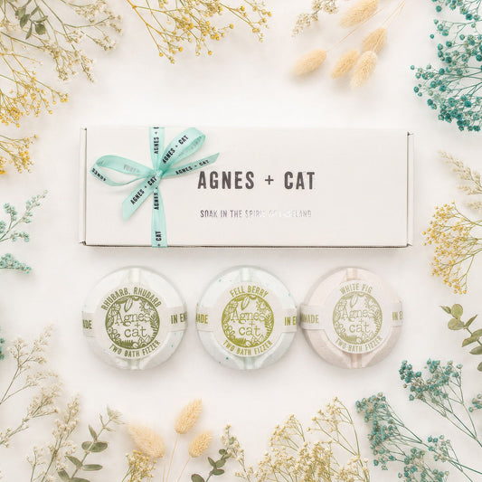 Agnes + Cat Bath Fizzer Gift Set – Berry & Fig