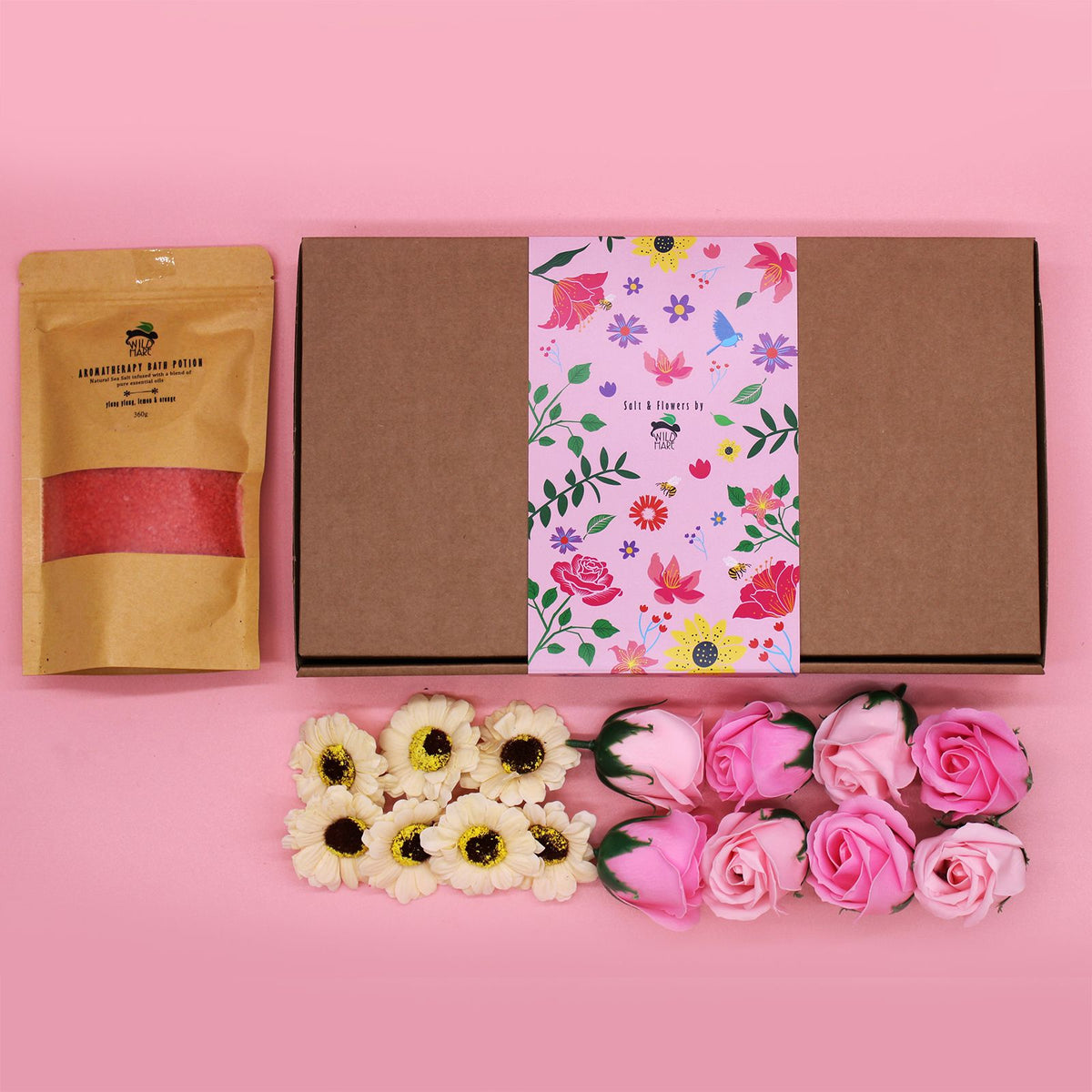 Wild Hare Salt & Flowers Gift Set – Passion
