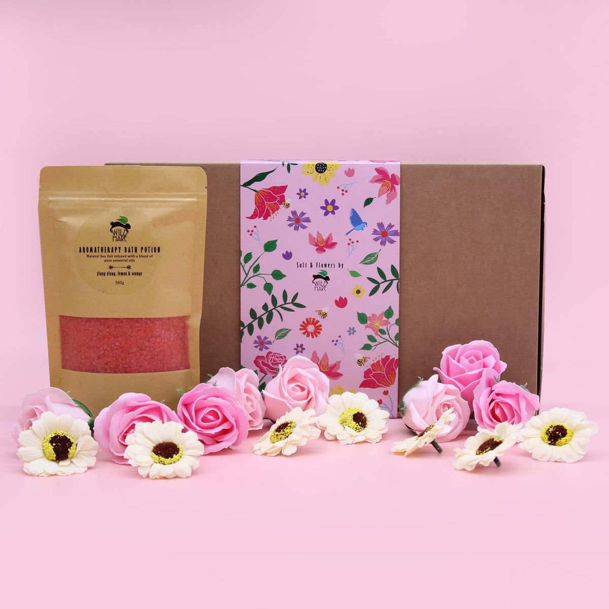 Wild Hare Salt & Flowers Gift Set – Passion
